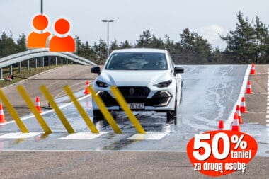 Voucher na szkolenie Bezpieczny Kierowca DLA DWOJGA poziom 1, VIP